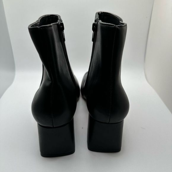 CUSHIONAIRE Women's dress heel boot +Memory Foam 8.5 WIDE BLACK - Picture 4 of 7